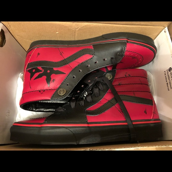 vans deadpool high tops